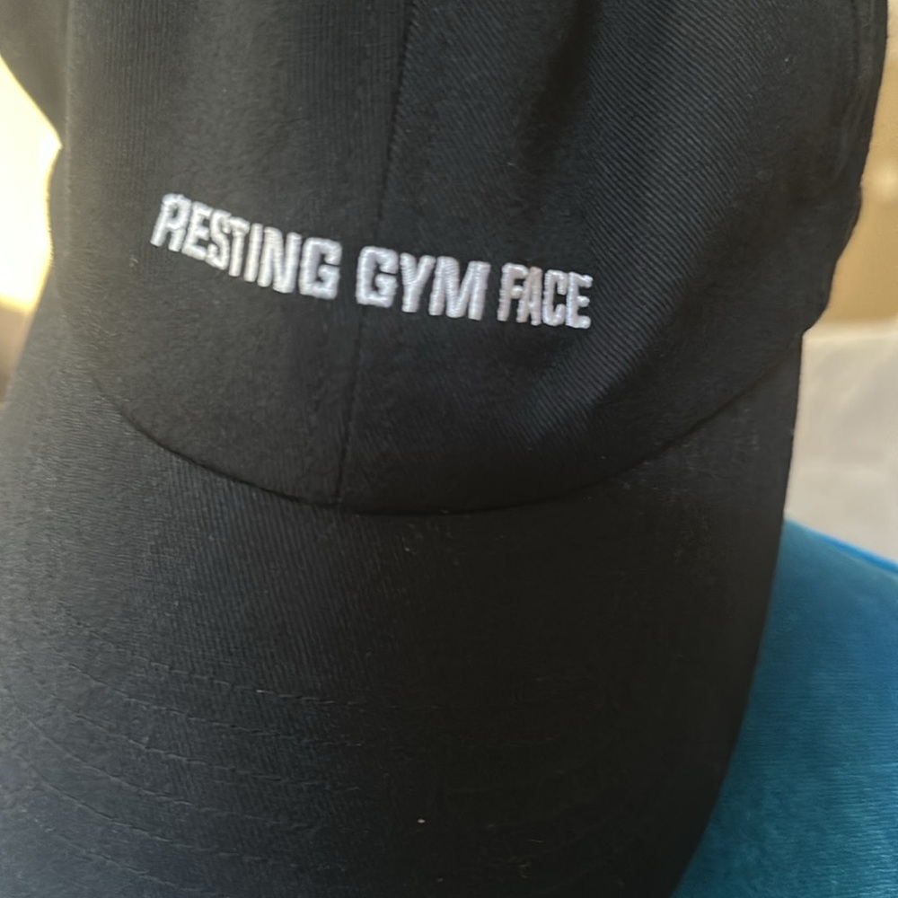 NWT ‘Resting Gym Face’ Black Cap by UnderArmour - Picture 11 of 11